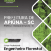 Engenheiro Florestal Apiúna SC | Apostila 2026