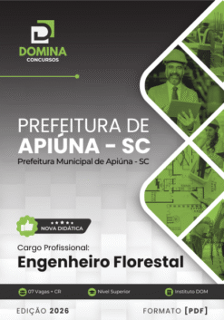 Engenheiro Florestal Apiúna SC | Apostila 2026