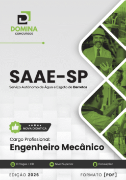 Engenheiro Mecânico SAAE Barretos SP | Apostila 2026