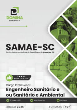 Engenheiro Sanitário SAMAE Urussanga SC | Apostila 2026