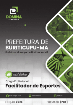 Facilitador de Esportes Buriticupu MA | Apostila 2026