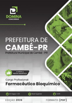 Farmacêutico Bioquímico Cambé PR | Apostila 2026