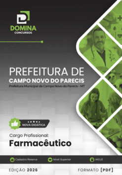 Farmacêutico Campo Novo do Parecis MT | Apostila 2026