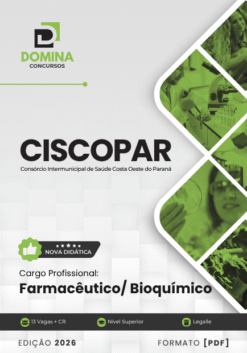 Farmacêutico e Bioquímico CISCOPAR | Apostila 2026