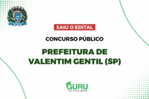 Notícia sobre o Concurso Prefeitura Valentim Gentil SP 2026