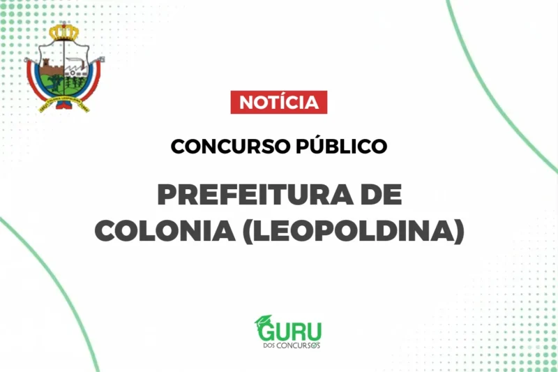 Concurso Colônia Leopoldina/AL