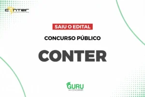 Concurso CONTER: Edital Publicado! Salários até R$ 7,5 mil!