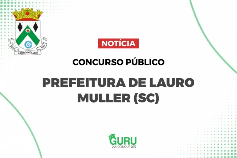 Professor em Lauro Müller (SC): Salário de R$ 5.130,64! Inscreva-se!