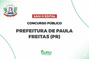 Concurso Prefeitura de Paula Freitas (PR)