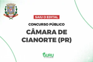 Concurso Câmara de Cianorte PR