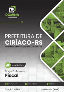 Fiscal Ciríaco RS | Apostila 2026