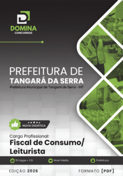 Fiscal de Consumo Tangará da Serra MT | Apostila 2026