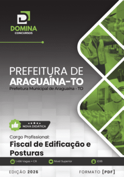 Fiscal de Edificações e Posturas Araguaína TO | Apostila 2026
