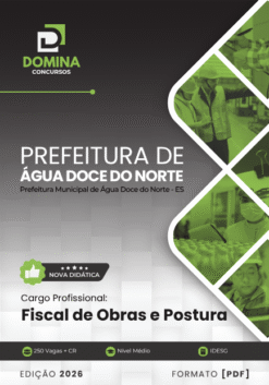 Fiscal de Obras e Posturas Água Doce do Norte ES | Apostila 2026