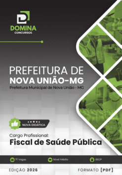 Fiscal de Saúde Pública Nova União MG | Apostila 2026