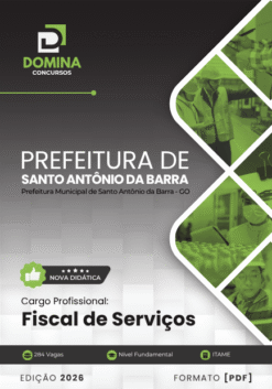 Fiscal de Serviços Santo Antônio da Barra GO | Apostila 2026