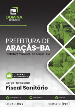 Fiscal Sanitário Araçás BA | Apostila 2026