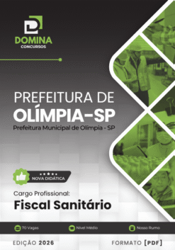 Fiscal Sanitário Olímpia SP | Apostila 2026