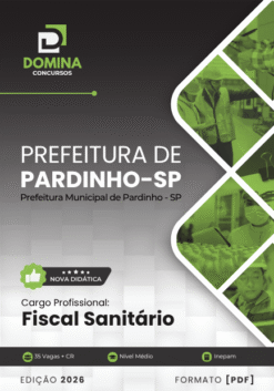 Fiscal Sanitário Pardinho SP | Apostila 2026