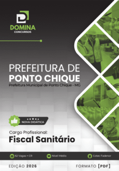 Fiscal Sanitário Ponto Chique MG | Apostila 2026