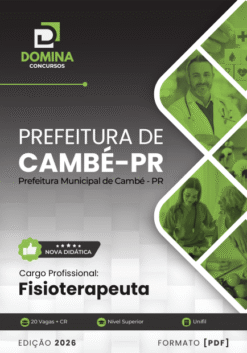 Fisioterapeuta Cambé PR | Apostila 2026
