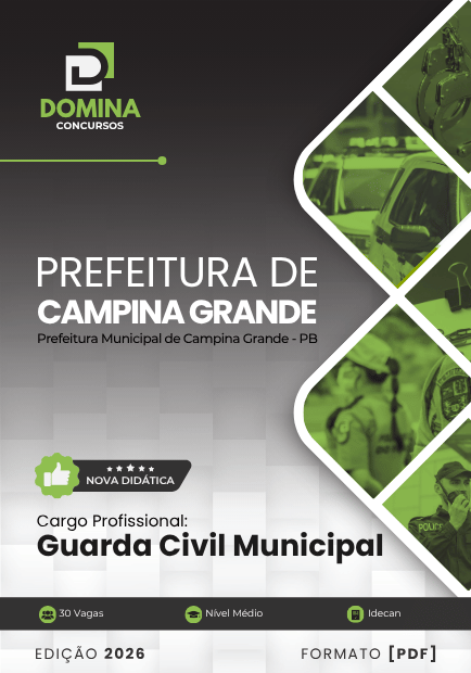Guarda Civil Municipal Campina Grande PB | Apostila 2026 1 Guarda Civil Municipal Campina Grande PB | Apostila 2026