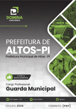 Guarda Municipal Altos PI | Apostila 2026