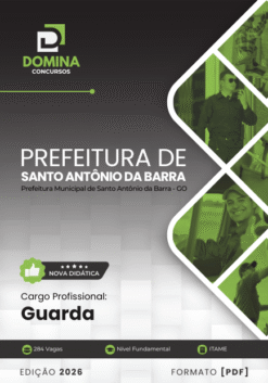 Guarda Santo Antônio da Barra GO | Apostila 2026