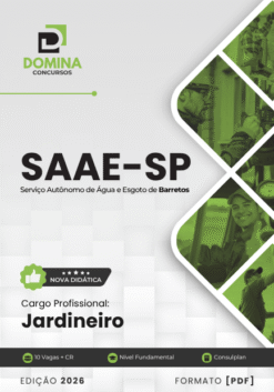 Jardineiro SAAE Barretos SP | Apostila 2026