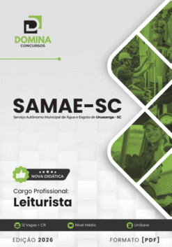 Leiturista SAMAE Urussanga SC | Apostila 2026
