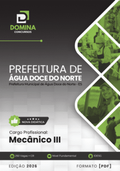 Mecânico Máquinas Pesadas Água Doce do Norte ES | Apostila 2026