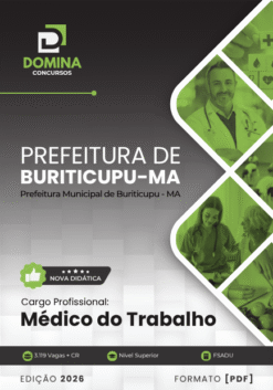 Médico do Trabalho Buriticupu MA | Apostila 2026