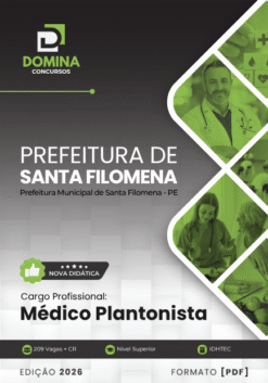 Médico Plantonista Santa Filomena PE | Apostila 2026