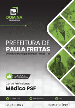 Médico PSF Paula Freitas PR | Apostila 2026