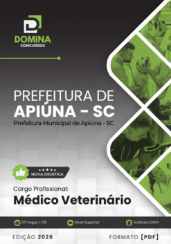 Médico Veterinário Apiúna SC | Apostila 2026