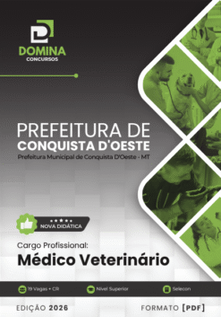Médico Veterinário Conquista D’Oeste MT | Apostila 2026