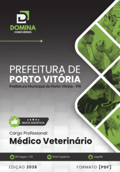 Médico Veterinário Porto Vitória PR | Apostila 2026