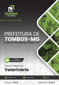 Médico Veterinário Tombos MG | Apostila 2026