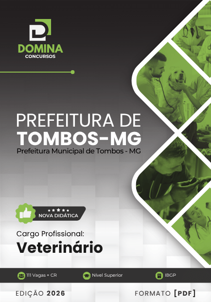 Médico Veterinário Tombos MG | Apostila 2026 1 Médico Veterinário Tombos MG | Apostila 2026