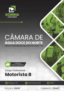 Motorista Câmara Água Doce do Norte ES | Apostila 2026