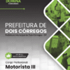 Motorista Dois Córregos SP | Apostila 2026