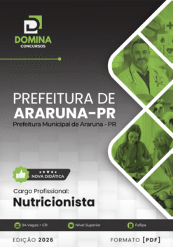 Nutricionista Araruna PR | Apostila 2026