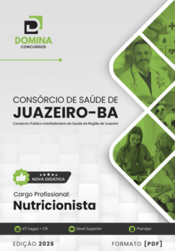 Nutricionista Consórcio Saúde Juazeiro BA | Apostila 2026