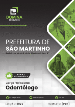 Odontólogo São Martinho SC | Apostila 2026