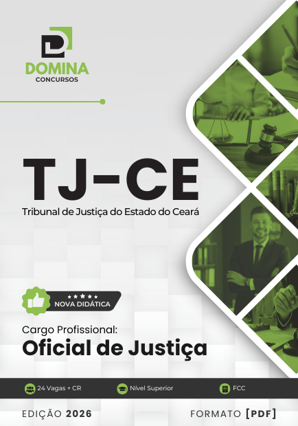 Oficial de Justiça TJ CE | Apostila 2026 1 Oficial de Justiça TJ CE | Apostila 2026