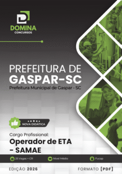 Operador de ETA Gaspar SC | Apostila 2026