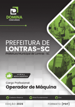 Operador de Máquina Lontras SC | Apostila 2026