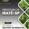 Operador de Máquinas Ibaté SP | Apostila 2026