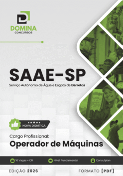 Operador de Máquinas SAAE Barretos SP | Apostila 2026
