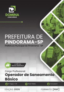 Operador de Saneamento Básico Pindorama SP | Apostila 2026